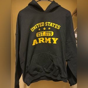 Black army sweatshirt